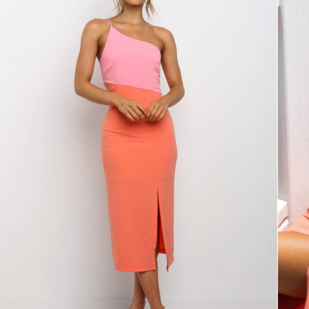 Xiomar Dress - Orange Petal and Pup Size 2